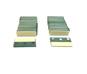 10 Adet İsimlik Mıknatısı - Yakalık Mıknatısı 45×13 mm (3 Neodyum Mıknatıslı) - 2