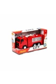 Polesie 96302 / CİTY-2 SÜRTMELİ İTFAİYE ARACI (IŞIKLI VE SESLİ) (KIRMIZI KABİN) (KUTUDA) - 1