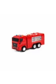 Polesie 96302 / CİTY-2 SÜRTMELİ İTFAİYE ARACI (IŞIKLI VE SESLİ) (KIRMIZI KABİN) (KUTUDA) - 3