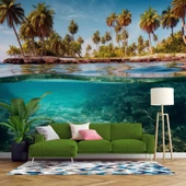 Ada Su Altı Duvar Kağıdı Baskı thumbnail 1