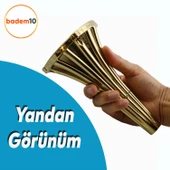 İstanbul 19 cm Gold Altın Konsol Mobilya Kanepe Koltuk Tv Ünitesi Baza Ayağı Orta Sehpası Ayakları thumbnail 5