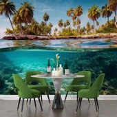 Ada Su Altı Duvar Kağıdı Baskı thumbnail 5