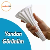 İstanbul 19 cm Beyaz Mobilya Konsol Orta Sehpası Kanepe Koltuk Tv Ünitesi Baza Ayağı Ayak Ayakları - 5