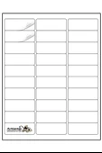 A4 Hazır Etiket 40x20 mm 10 Sayfa 1 Paket 70 li Kendinden Yapışkanlı Fotokopi Lazer İnkjet Kağıdı Yazıcılar İçin Uyumlu - 4