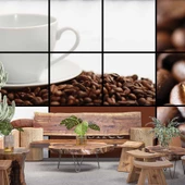 Cafe için Duvar Kağıdı Baskı thumbnail 1