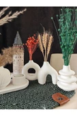 Minimal 3'lü Vazo Vazo Seti Özel Günler Için Çoklu Paket(5 SET, 15 PARÇA VAZO IÇERİR) - 4