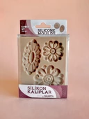 Silikon Kalıp/Mobilya Dekoru /Çiçek Seti - 1