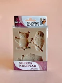 Smarta Silikon Kalıp - Baykuş - 1