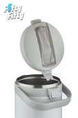Vagonlife Çelik Yemek Termosu Isı Yalıtımlı 3 Kaseli 2.1LT Sızdırmaz Vakumlu Kap Taşıma Kulplu -FF10089 - 12