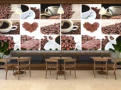 Kahve Cafe Duvar Kağıdı Baskı - 3