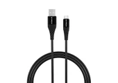 Syrox C89 2.0A 1mt Metal Başlıklı Micro USB Şarj & Data Kablosu - Siyah - 1