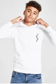 Siyah Beyaz Dna Beyaz Çocuk 3ip Kapşonlu  Sweatshirt - 1