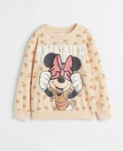 Minnie Pullu Kız Çocuk Swetshirt - 3