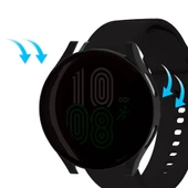 Galaxy Watch 5 44mm Sert PC Kasa ve Privacy Hayalet Ekran Koruyucu  Watch Gard 32 - 5