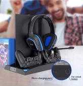 iPega PG-P4009 Playstation 4 Şarj İstasyonu ve Kulaklık Standı - 7