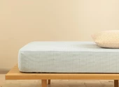English Home Wave Dots Kolay Ütülenir Tek Kişilik Lastıklı Çarşaf 100x200 Cm Seledon - 1