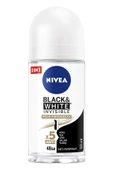 Nivea Kadın Roll On Deodorant Black&white Ipeksi Pürüzsüzlük 50ml,48 Saat Anti-perspirant Koruma - 2