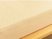 English Home Diamond Stripe Kolay Ütülenir Tek Kişilik Çarşaf 160 x 240 cm Sarı - 2