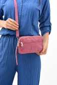 Klinkır Kumaş Mini Çapraz Askılı Kadın Çanta 571 Collection Yağmur Geçirmez El Çantası 20*10 Cm - 11