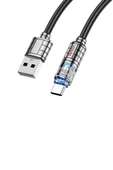 Hoco U122 1.2M Lantern USB to Type-C Şarj Data Kablosu thumbnail 6