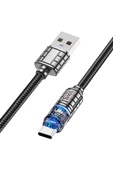 Hoco U122 1.2M Lantern USB to Type-C Şarj Data Kablosu thumbnail 1