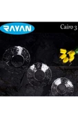 6'lı Cam Tabak Güneş Yıldız Gül 3 Model Royaleks-G-405 - 1