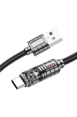 Hoco U122 1.2M Lantern USB to Type-C Şarj Data Kablosu thumbnail 7