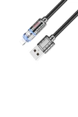 Hoco U122 1.2M Lantern USB to Lightning Şarj Data Kablosu thumbnail 4