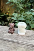 Mini Ayıcık Silikon Mum Kalıbı - 2