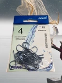Uzun Pa.la Delikli Sap 4 Numara 28'li Paket M-9946 SB Olta Iğnesi - 1
