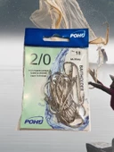 Uzun Pa.la Delikli Sap 2/0 Numara 18'li Paket Beyaz M-9946 Baitholder Olta Iğnesi - 1