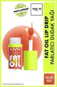 NYX Professional Makeup Fat Oil Lip Drip Parlatıcı Dudak Yağı - Follow Back - 1