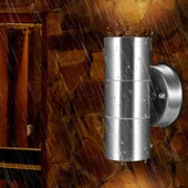 Maxled GU10 Duylu Saten Çift Yönlü Silindir Bahçe Aplik MX-2072 thumbnail 2