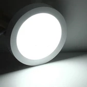 Maxled 12W Yuvarlak Sıva Üstü Led Panel 4000K Ilık Beyaz - 2