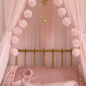 Pamuka Tül Cibinlik Deluxe Baby Pink - 5
