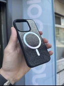 İphone 14 Kılıf Diamont MagSafe Hologramlı Kapak thumbnail 3