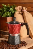 Taşev TT1204 Diamante Moka Pot 3 Fincan (alüminyum) - 2