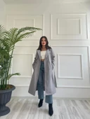 Kadın Trençkot Gri - 2