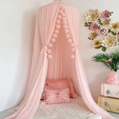 Pamuka Tül Cibinlik Deluxe Baby Pink - 1