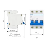 Chint eB Serisi 3x10A B Tipi Otomatik Sigorta 4,5kA 186513 - 2
