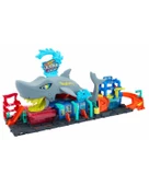 Hot Wheels Şehri Muhteşem Köpek Balığı Araba Yıkama Oyun Seti HTN82 - 2