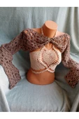 Vip Handmade Bolero Kahverengi İspanyol Kol - 3