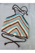 MAM Vip Handmade Halter Yaka Crop Top Büstiyer - 7
