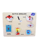 Ahşap Tutmalı Mutfak Gereçleri 2 ONY168/169 Playwood - 1
