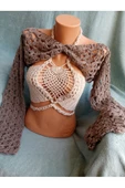 Vip Handmade Bolero Kahverengi İspanyol Kol - 1