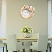 Regal 1008 P Ultıma Çiçek ve Kuş Desenli 40Cm dekoratif duvar saati thumbnail 2