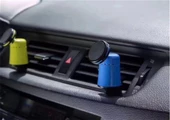 Renkli Mini araç telefon tutucu Mavi - 1