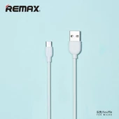 REMAX RC-031m Sufle 100cm Micro Usb 2.1A Hızlı Şarj ve Data Veri Kablosu Beyaz - 1