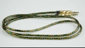 jack Aux 100cm 3,5mm Kablo Metal Örgü Renkli - 1