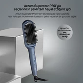 Arzum AR5082-O Superstar Pro Saç Düzleştirici Fırça- Okyanus - 2